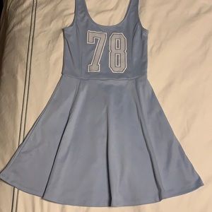 Baby blue dress